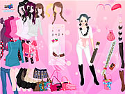 Click to Play Pink Glitter Dress Up