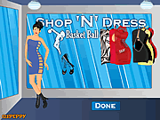 Click to Play Shop N Dress Basket Ball Game: Rock Girl Dress