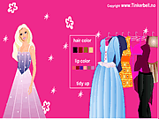 Click to Play Tinkerbell Barbie Dress Up