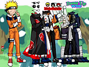 Click to Play Naruto and Friends Dress Up