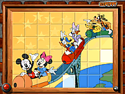 Click to Play sort my tiles mickey friends in roller coaster