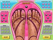 Click to Play Summer Foot Decor